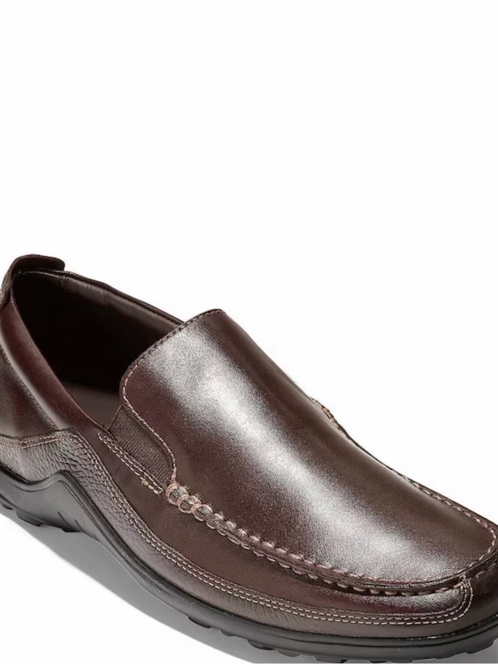 Cole Haan Men's Tucker Leather Accent Venetian Slip-On Loafers, Sz 14, EUC